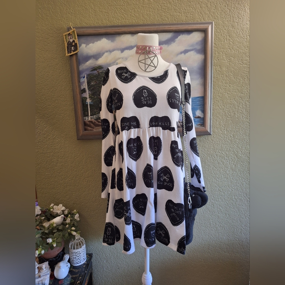 Iron Fist Emo Valentine Open Back Dress